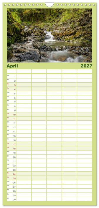Das Oberstdorfer Allgäu (CALVENDO Familienplaner 2027)