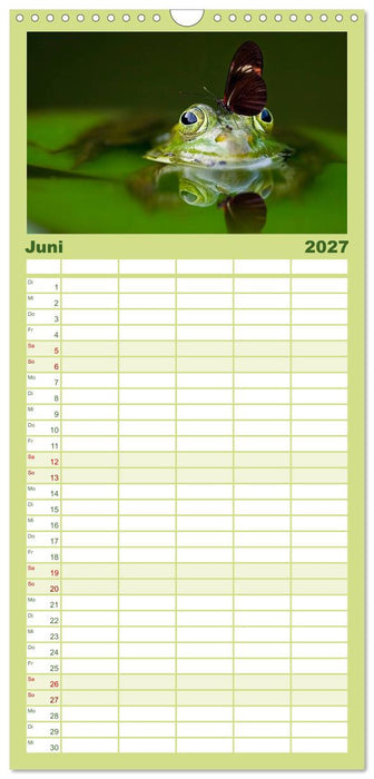 Lustig und verrückt - der ganz andere Tierkalender (CALVENDO Familienplaner 2027)
