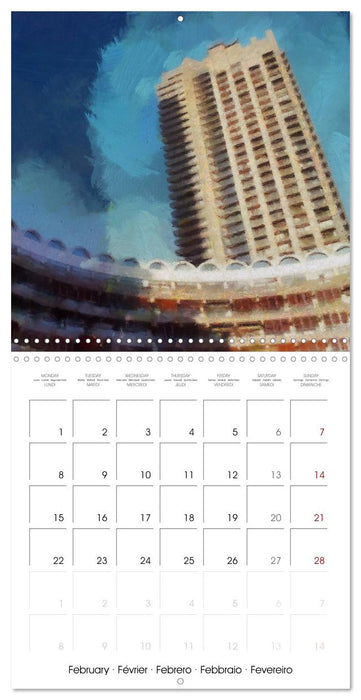 Brutalist Architecture of London (CALVENDO Monthly Calendar 2027)