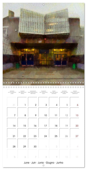 Brutalist Architecture of London (CALVENDO Monthly Calendar 2027)