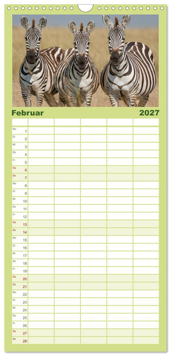 Emotionale Momente: Afrika Wildlife. Part 3. (CALVENDO Familienplaner 2027)