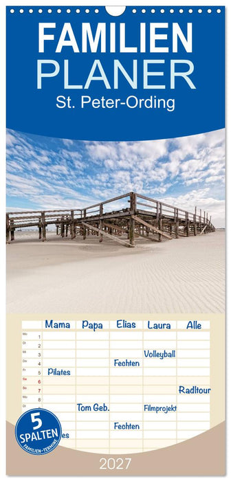 St. Peter-Ording (CALVENDO Familienplaner 2027)