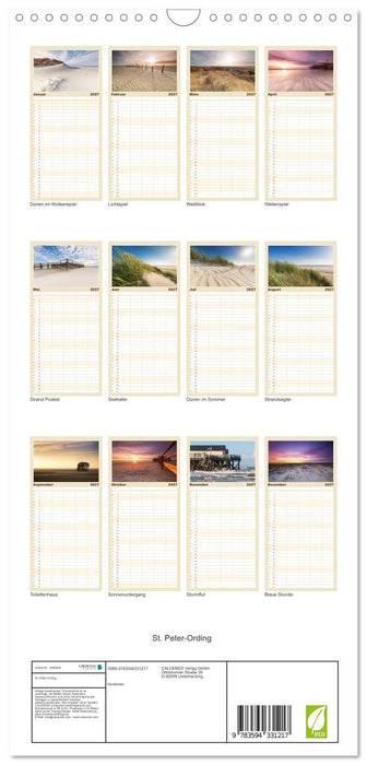 St. Peter-Ording (CALVENDO Familienplaner 2027)