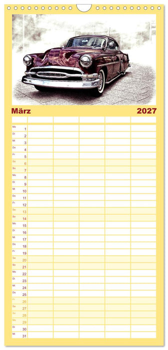 American Automobile (CALVENDO Familienplaner 2027)