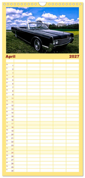 American Automobile (CALVENDO Familienplaner 2027)