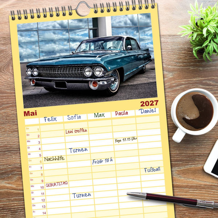 American Automobile (CALVENDO Familienplaner 2027)
