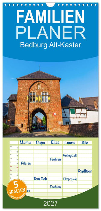 Bedburg Alt-Kaster (CALVENDO Familienplaner 2027)
