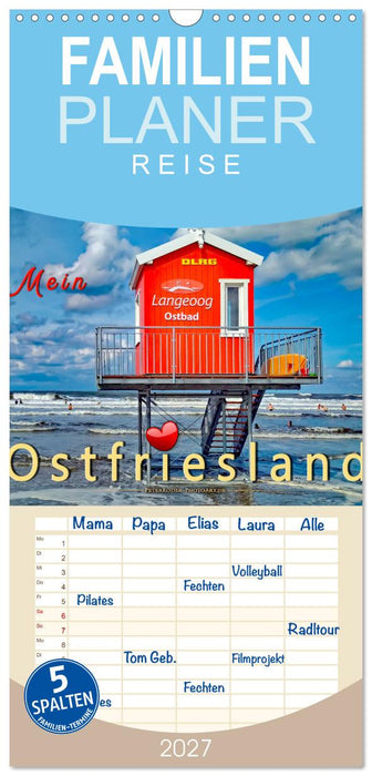 Mein Ostfriesland (CALVENDO Familienplaner 2027)