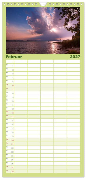 Farben der Natur (CALVENDO Familienplaner 2027)