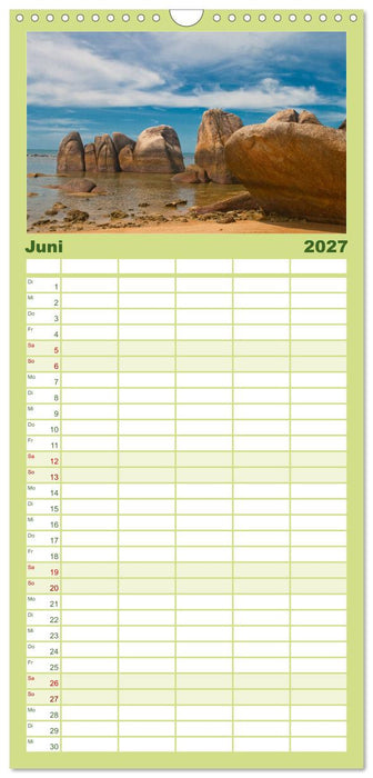 Farben der Natur (CALVENDO Familienplaner 2027)