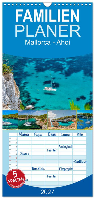 Mallorca - Ahoi (CALVENDO Familienplaner 2027)