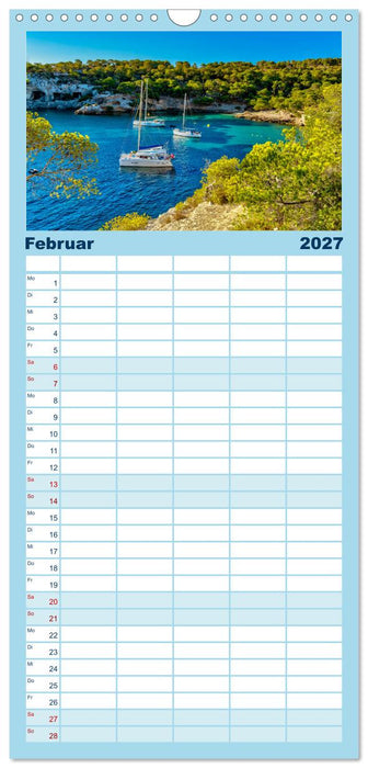 Mallorca - Ahoi (CALVENDO Familienplaner 2027)