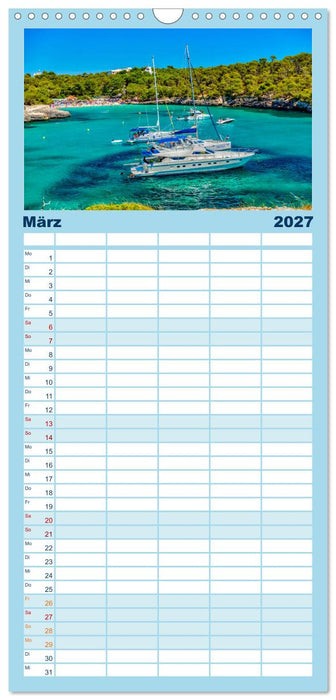 Mallorca - Ahoi (CALVENDO Familienplaner 2027)