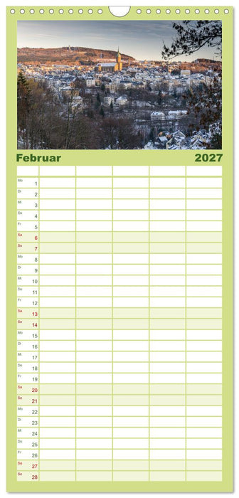 Faszination Erzgebirge (CALVENDO Familienplaner 2027)
