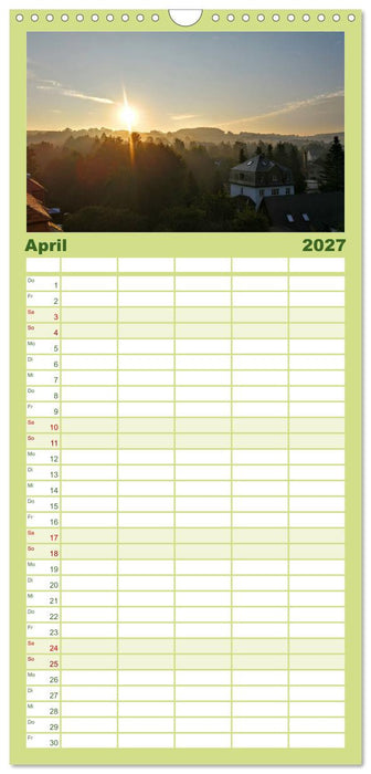 Faszination Erzgebirge (CALVENDO Familienplaner 2027)