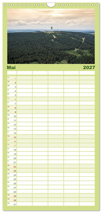 Faszination Erzgebirge (CALVENDO Familienplaner 2027)