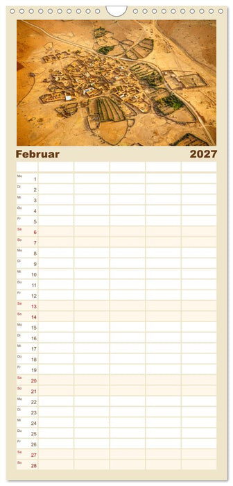 Marokko: Marrakesch, Atlas, Sahara, Fès (CALVENDO Familienplaner 2027)