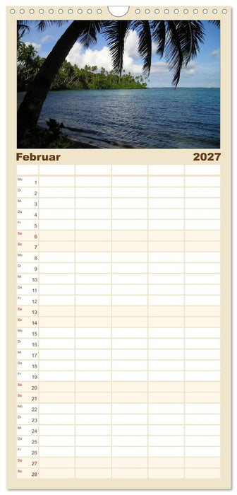 Urlaubsträume (CALVENDO Familienplaner 2027)