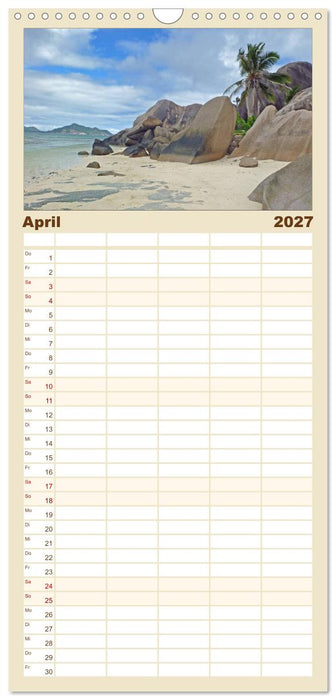 Urlaubsträume (CALVENDO Familienplaner 2027)