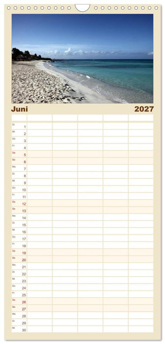 Urlaubsträume (CALVENDO Familienplaner 2027)