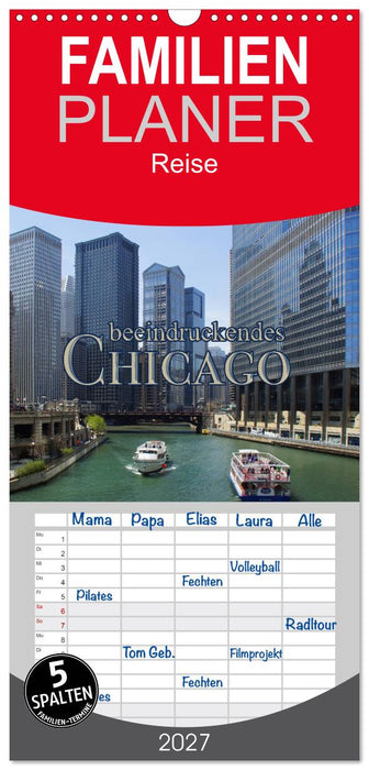 beeindruckendes Chicago (CALVENDO Familienplaner 2027)
