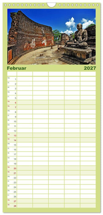 Sri Lanka (CALVENDO Familienplaner 2027)