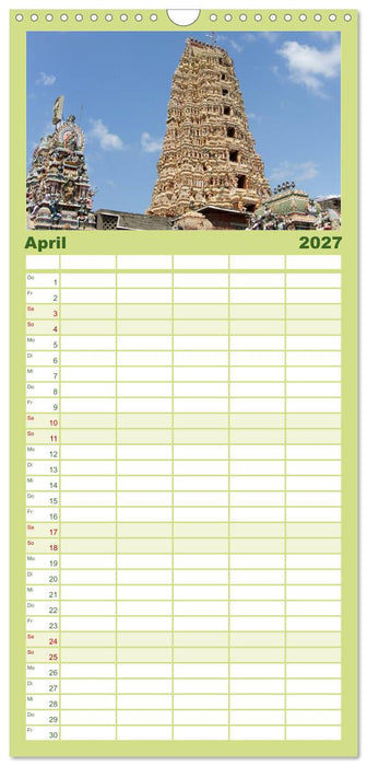 Sri Lanka (CALVENDO Familienplaner 2027)