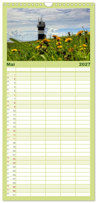 Leuchtturm "Kleiner Preuße" (CALVENDO Familienplaner 2027)
