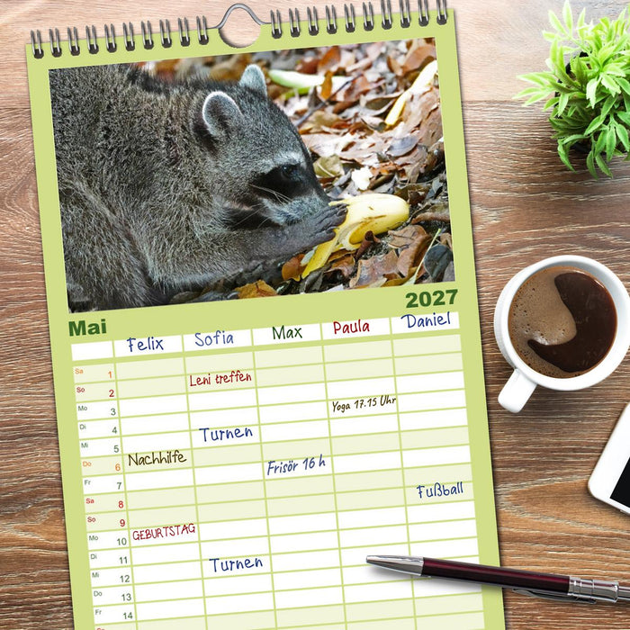 COSTA RICA - Tierische Momente (CALVENDO Familienplaner 2027)