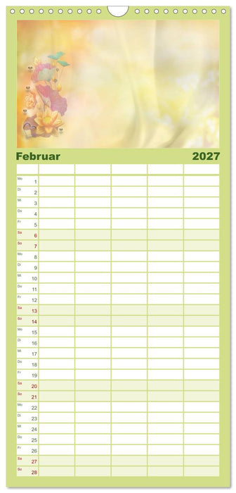Liebe wird im Herzen geboren (CALVENDO Familienplaner 2027)