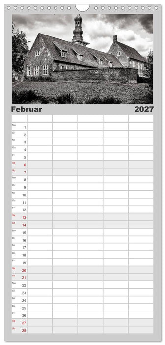 Ein Blick auf Husum (CALVENDO Familienplaner 2027)