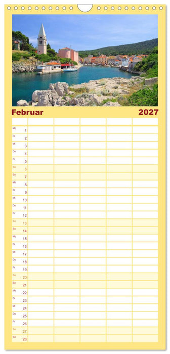 Kroatien (CALVENDO Familienplaner 2027)