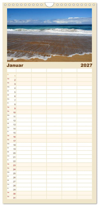 Aloha aus Hawaii (CALVENDO Familienplaner 2027)