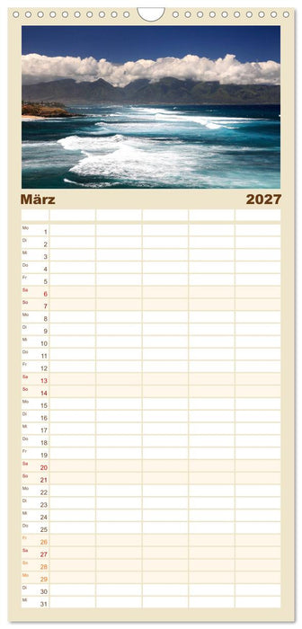 Aloha aus Hawaii (CALVENDO Familienplaner 2027)