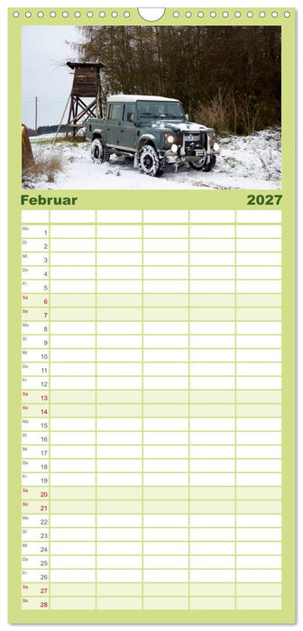 Defender für's Grobe (CALVENDO Familienplaner 2027)