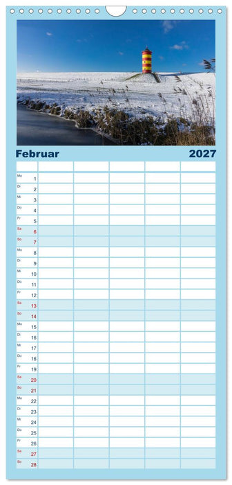 Fischerdorf Greetsiel. Bezauberndes Warfendorf der Krummhörn (CALVENDO Familienplaner 2027)
