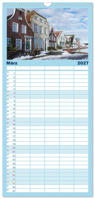 Fischerdorf Greetsiel. Bezauberndes Warfendorf der Krummhörn (CALVENDO Familienplaner 2027)