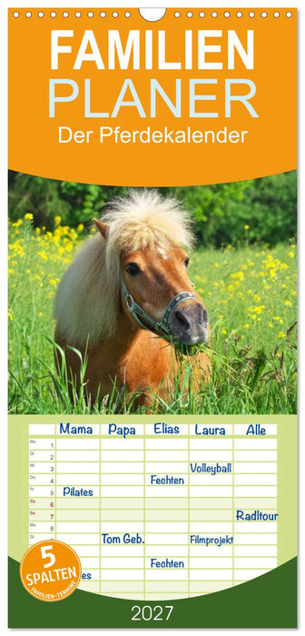 Der Pferdekalender (CALVENDO Familienplaner 2027)