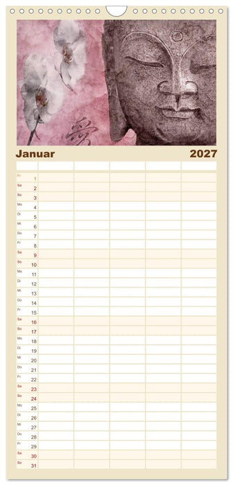 Momente in Rosa (CALVENDO Familienplaner 2027)