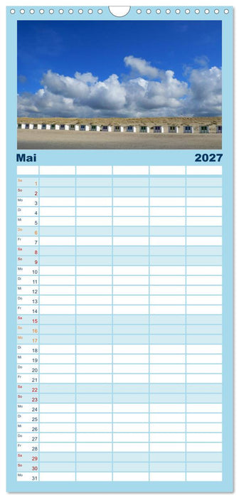 Strandwanderungen auf Texel (CALVENDO Familienplaner 2027)
