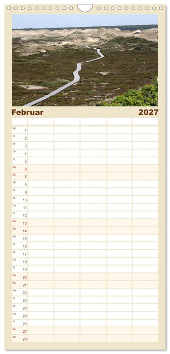 Die Insel Amrum (CALVENDO Familienplaner 2027)