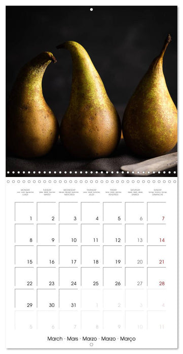 Aesthetic fruit and veggies (CALVENDO Monthly Calendar 2027)