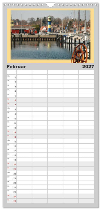 Leuchttürme Schleswig-Holsteins (CALVENDO Familienplaner 2027)