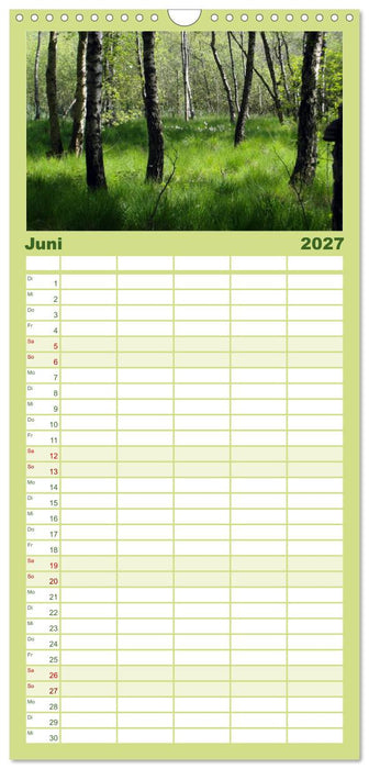 Oasen der Ruhe 2027 / Geburtstagskalender (CALVENDO Familienplaner 2027)
