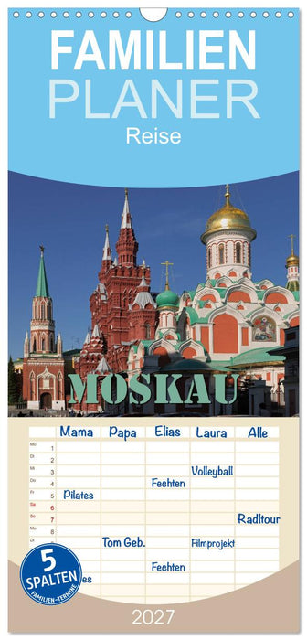 Moskau (CALVENDO Familienplaner 2027)