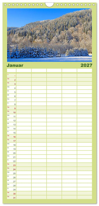 Wald und Baum 2027 (CALVENDO Familienplaner 2027)