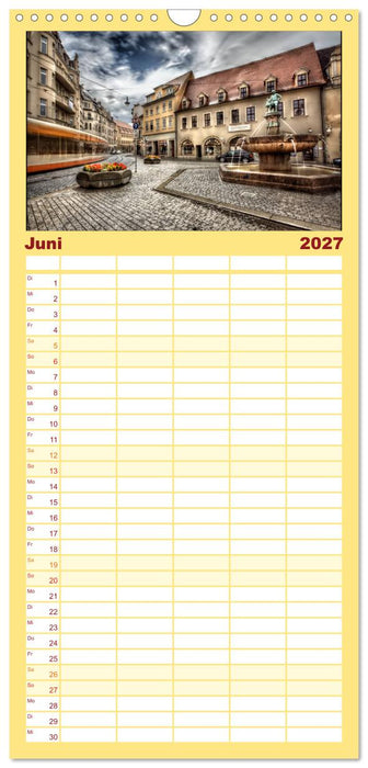 Halle an der Saale - Stadtansichten 2027 (CALVENDO Familienplaner 2027)