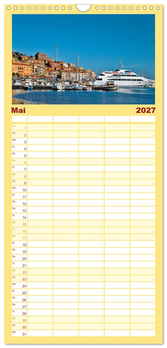 Malcesine und Sirmione, Schönheiten am Gardasee (CALVENDO Familienplaner 2027)