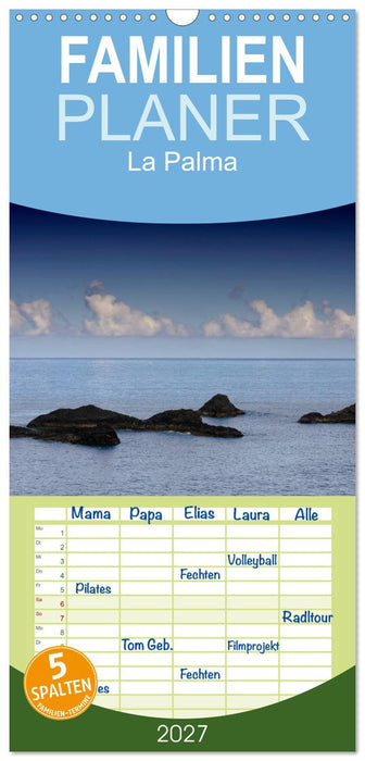 La Palma (CALVENDO Familienplaner 2027)