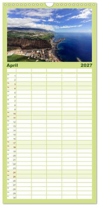 La Palma (CALVENDO Familienplaner 2027)